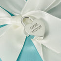 Tiffany LOVE MATCH Heart Charm Padlock Lock or Pendant in Sterling Silver - 5