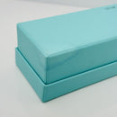 Tiffany Black Suede Leather Watch or Bracelet Presentation Storage Blue Gift Box-6