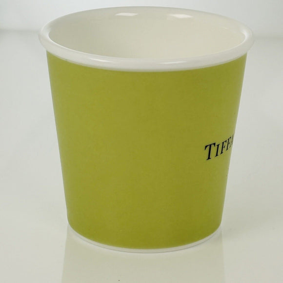 Tiffany & Co Green Espresso Paper Cup Everyday Objects Bone China