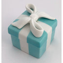 Tiffany Porcelain Blue Trinket Gift Jewelry Box Bone China Mini Small Miniature-4