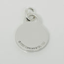 Tiffany & Co Round Tag Blank Engravable Pendant or Charm in Silver Engraving-1