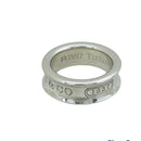 Size 5 Tiffany & Co 1837 Ring Concave Unisex in Sterling Silver AUTHENTIC-8