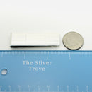 Tiffany & Co Machine Turned Pin Stripe Engravable ID Money Clip in Silver-8