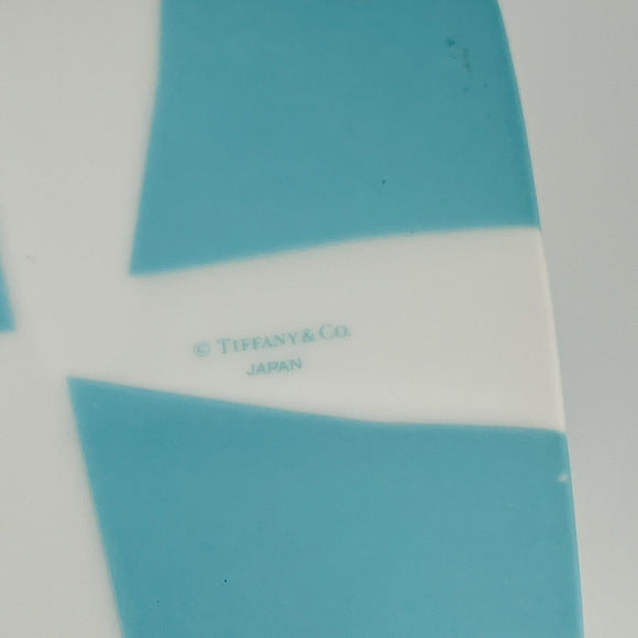 4.3" Large Tiffany Porcelain Blue Bone China Trinket Gift Box Ceramic Jewelry