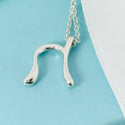 16" Tiffany Letter N Alphabet Initial Pendant Chain Necklace by Elsa Peretti - 3