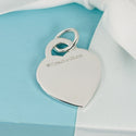 Tiffany & Co Notes 727 Fifth Ave Wave Herat Pendant or Charm in Sterling Silver - 3