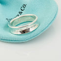 Size 8 Tiffany 1837 Ring in Sterling Silver Concave Band with Blue Pouch - 5