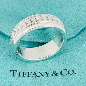 Size 9.5 RARE Tiffany Caliper Ring By Paloma Picasso in Silver Mens Unisex - 0