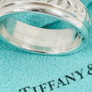 Size 9.5 RARE Tiffany Caliper Ring By Paloma Picasso in Silver Mens Unisex-4