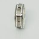Size 8.5 RARE Tiffany Atlas Ring in Silver and Titanium Mens Unisex-4