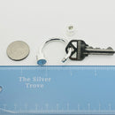 RARE Please Return to Tiffany & Co Horseshoe Key Ring Chain Keyring Keychain-7