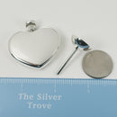 Vintage TIFFANY & Co. Sterling Silver Heart Perfume Flacon Bottle Funnel & Box-10