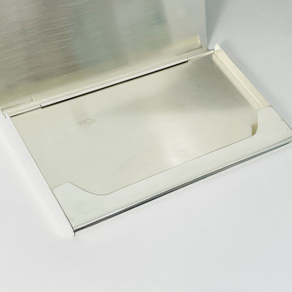 Tiffany & Co Business Card Holder Machined Turned Engravable in Sterling Silver
