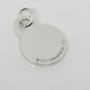 Tiffany & Co Round Tag Blank Engravable Pendant or Charm in Silver Engraving-2