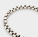 7.75" Tiffany Venetian Link Bracelet in Sterling Silver Mens Unisex-2