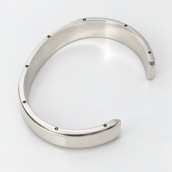Tiffany & Co. Metropolis Cuff Bracelet in Silver Size large 7.75" Mens Unisex