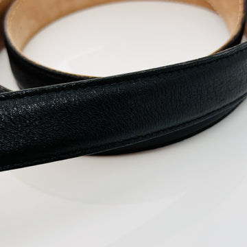 Tiffany & Co Black Leather Calfskin Mens Belt Size 42 - 0