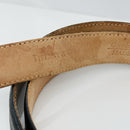 Tiffany & Co Black Leather Calfskin Mens Belt Size 42-8