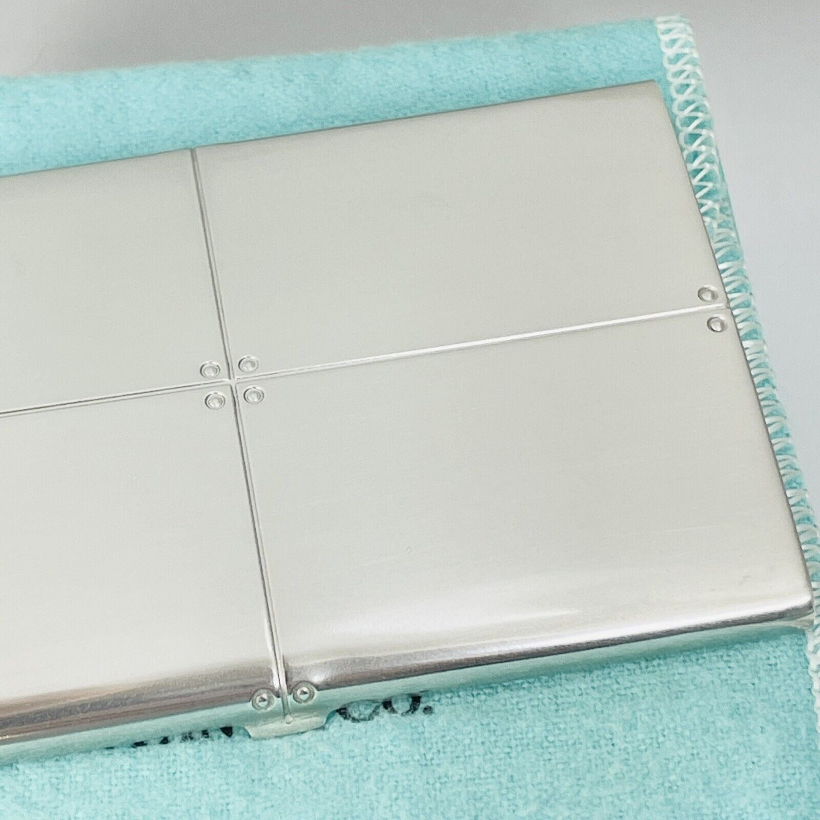 Tiffany & Co Streamerica Pocket Business Card Holder in Silver Stream America
