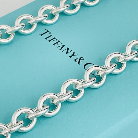 20" Tiffany 1837 Circle Clasp Toggle Necklace in Sterling Silver