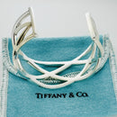 Tiffany & Co Braided Knot Wide Cuff Bracelet in Sterling Silver-5