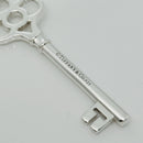 RARE Tiffany & Co Quatrefoil 4 Leaf Key Pendant in Sterling Silver Size Large-3