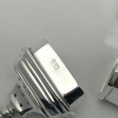 RARE Tiffany & Co Vintage Salt and Pepper Shaker Set in Silver Square Rectangle-6