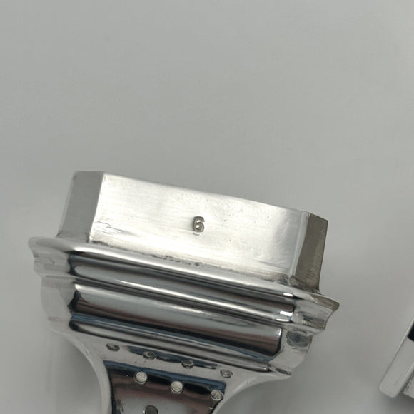 RARE Tiffany & Co Vintage Salt and Pepper Shaker Set in Silver Square Rectangle