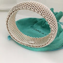 7.5" Medium Tiffany Extra Wide Somerset Mesh Bangle Bracelet-4