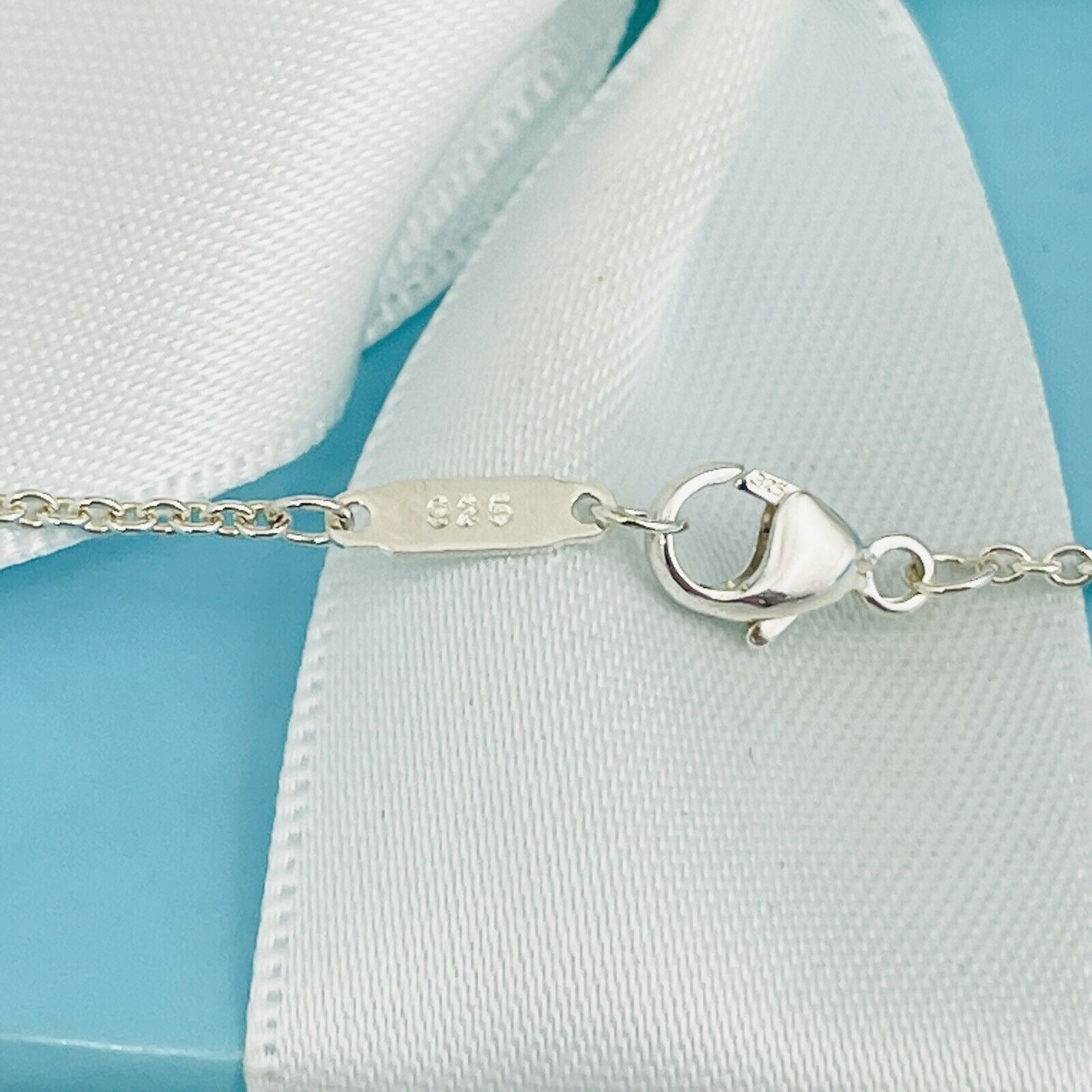 18.5" Tiffany & Co Chain Necklace 1.5mm Links with Lobster Clasp