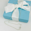 18.5" Tiffany & Co Chain Necklace 1.5mm Links with Lobster Clasp - 1