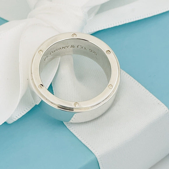 Size 11 Tiffany Metropolis Ring Mens Unisex in Sterling Silver