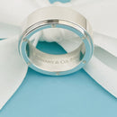 Size 11 Tiffany Metropolis Ring Mens Unisex in Sterling Silver-4