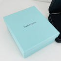 Tiffany Large Necklace Storage Gift Presentation Black Suede Box and Blue Box - 6