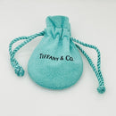 Tiffany & Co Mini Small Vintage Blue Pouch Suede Leather-2