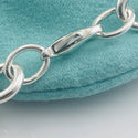 22" Return To Tiffany & Co Circle Round Tag Necklace in Sterling Silver - 8