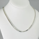 20” Tiffany & Co Venetian Box Link Necklace Chain in Sterling Silver-4