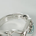 Size 6 Tiffany & Co Double Loving Hearts Ring in Silver by Paloma Picasso - 5
