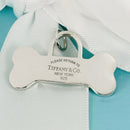 Return to Tiffany Dog Bone Pet ID Charm or Pendant Small in Silver Engravable-1