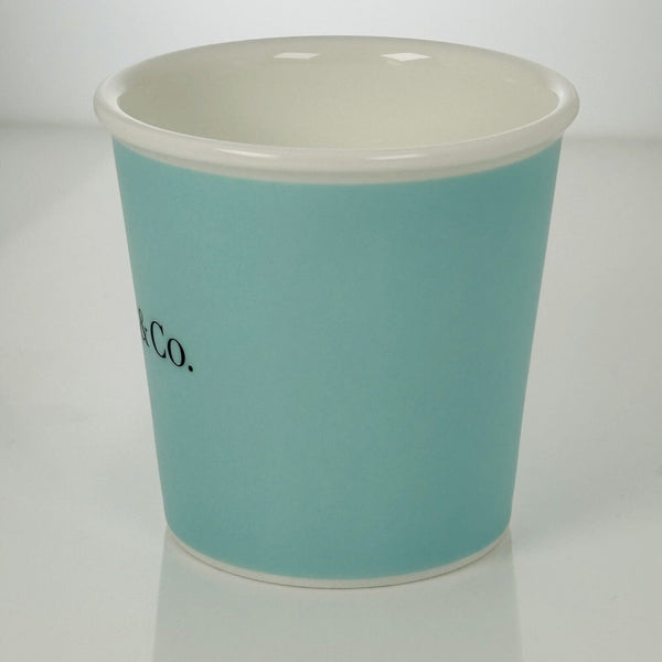 Tiffany & Co Blue Espresso Paper Cup Everyday Objects Bone China - 3