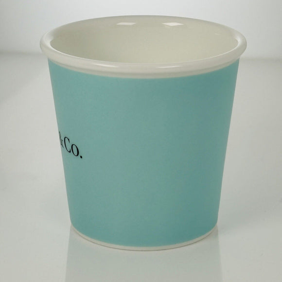Tiffany & Co Blue Espresso Paper Cup Everyday Objects Bone China