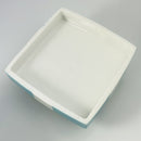 4.3" Large Tiffany Porcelain Blue Trinket Gift Box Ceramic Jewelry Container-10