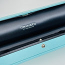 Tiffany & Co Watch or Bracelet Storage Box in Blue Leather Lux AUTHENTIC-4