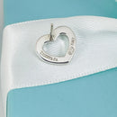 Tiffany & Co Single Replacement Heart Cutout Stud Earring Italy-4
