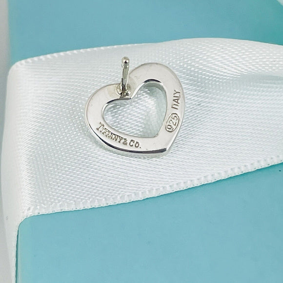 Tiffany & Co Single Replacement Heart Cutout Stud Earring Italy