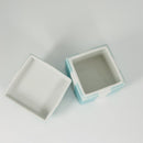 2" Small Tiffany Blue Trinket Gift Box Ceramic Bone China Porcelain Jewelry Box-6