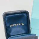 Vintage Tiffany Small Black and Royal Blue Suede Empty Ring Box With Blue Box-1
