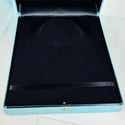 Large Tiffany & Co Necklace Storage Presentation Box in Blue Leather Lux - 4