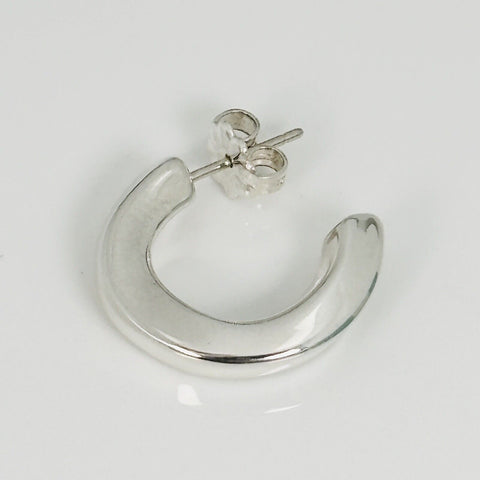 1 Tiffany Twist Hoop Earring in Sterling Silver Single Replacement