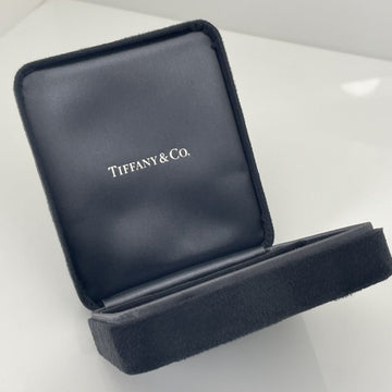 Tiffany Earring Gift Storage Black Suede Leather Box Empty Holder - 0